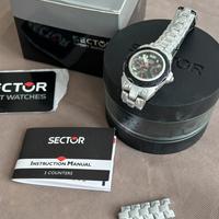 Orologio uomo Sector subacqueo funzionante + pila