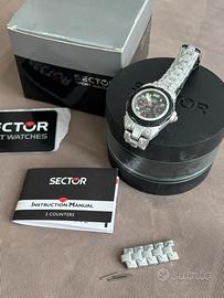 Orologio uomo Sector subacqueo funzionante + pila