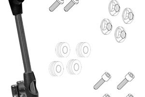 GIVI A6704A Kit di attacchi specifico per Parabrez