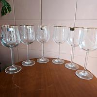 Set di 6 calici da vino Bohemia modello piccolo 