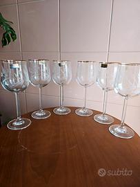 Set di 6 calici da vino Bohemia modello piccolo 