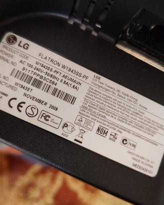 monitor PC LG Flatron W1943C