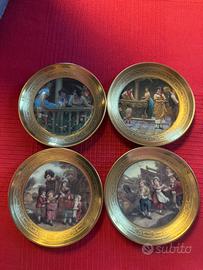 Set 4 piattini decorativi Bavaria