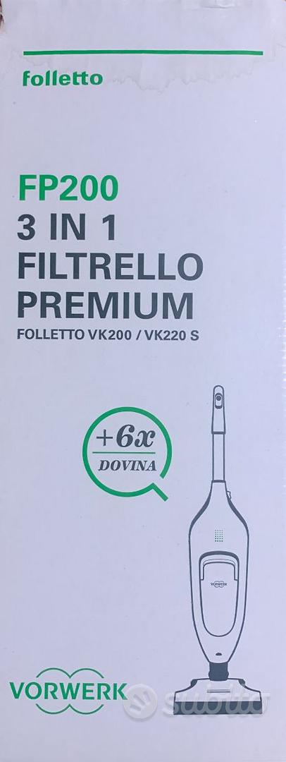 12 Filtri Ricambi FP 200 Folletto Vk200 / VK 220 S - Elettrodomestici In  vendita a Napoli