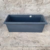 Fioriera cassettiera in plastica lunga 100 cm