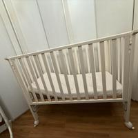 Lettino/culla  azzurra design