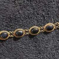 Bracciale vintage argento 800 pietre dure