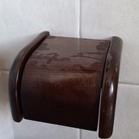 Porta carta igienica in legno