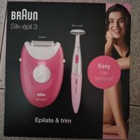 Braun Silk epil 3 Epilator+ Bikini styler nuovo 