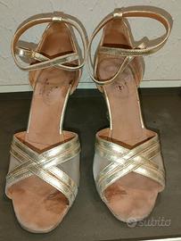 Sandali Oro Danza latina