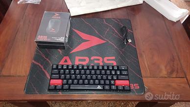 tappeto mouse tastiera da gaming