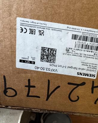 Siemens VXF53.50-40 S55208-V152 Valvola 3 Vie DN50