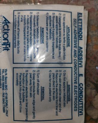 elettrodi per apparecchio Actionfit 