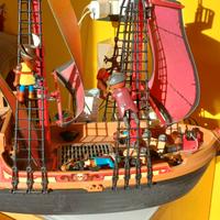 playmobil nave pirati, casa, negozio