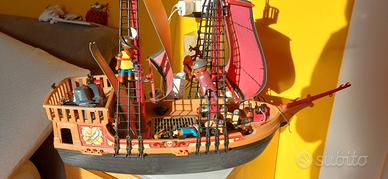 playmobil nave pirati, casa, negozio