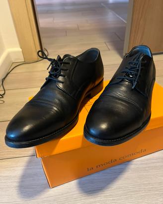 scarpe uomo eleganti nere Valleverde
