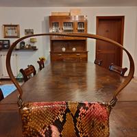 Pochette in lucertola Martine Clay