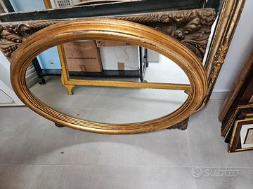 specchio antico ovale