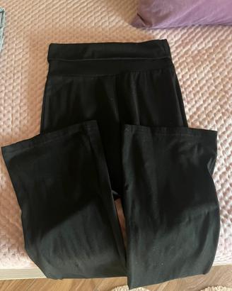 leggings a zampa con risvoltino