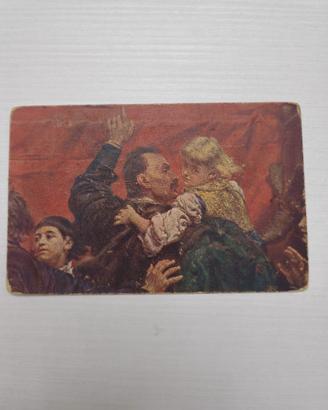 CARTOLINA ANTICA NV OMAGGIO PRUSSIANO DI MATEJKO