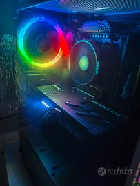 PC fisso da gaming Ryzen 5 7600, RTX 3060, 2TB