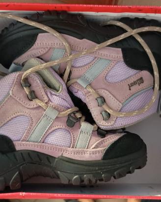 scarponi da montagna per bambina taglia 28