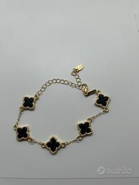 Bracciale Unisex a forma di quadrifoglio