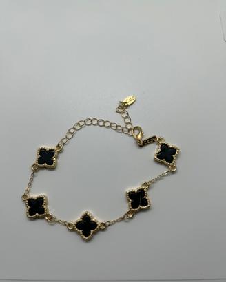 Bracciale Unisex a forma di quadrifoglio