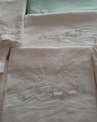 Lenzuola per carrozzina e culla