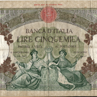 5000 LIRE - REGINE DEL MARE 1947