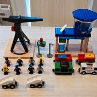 Giocattoli in Legno - Set Merci e Aeroporto