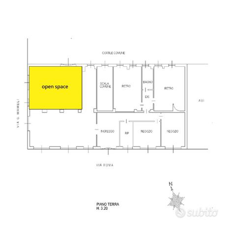 Locale open space - tutte le spese comprese