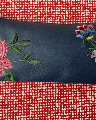 Astuccio ecopelle blu Stradivarius