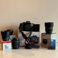 Canon 750D kit super completo