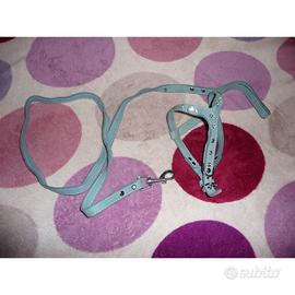 pettorina & guinzaglio per cani/gatti con strass