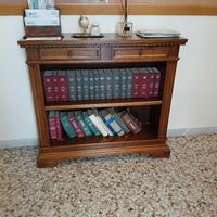 libreria bassa in legno massello pregiato