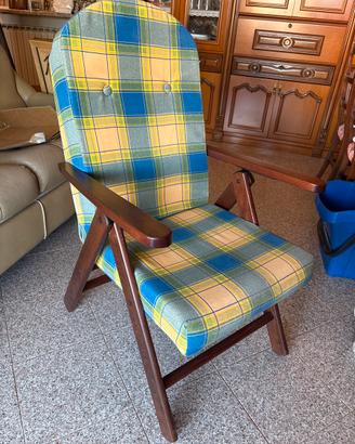 Sedia a sdraio imbottita