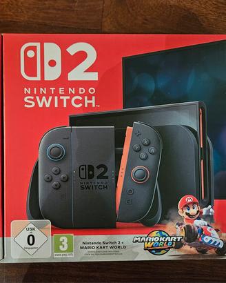 Nintendo Switch 2 bundle Mario Kart World  Nuova 