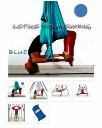 YOGA SWING Lotus Blu per eseguire posizioni yoga