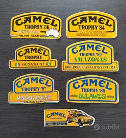 Adesivi Camel Trophy anni 80 - 7 pezzi
