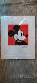 Litografia Numerata Andy Warhol Mickey Mouse 