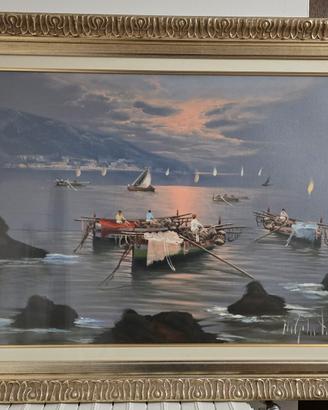 Dipinto olio su tela Mario Galanti