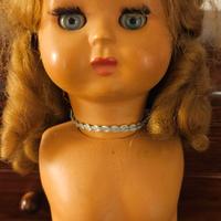 Bambola da letto anni '50 da restaurare