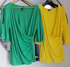 Due maglie estive taglia 46/48 - entrambe 18 euro
