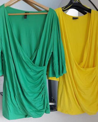Due maglie estive taglia 46/48 - entrambe 18 euro