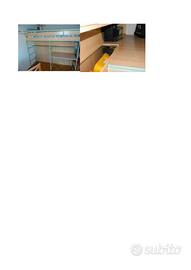 letto a soppalco con scrivania 