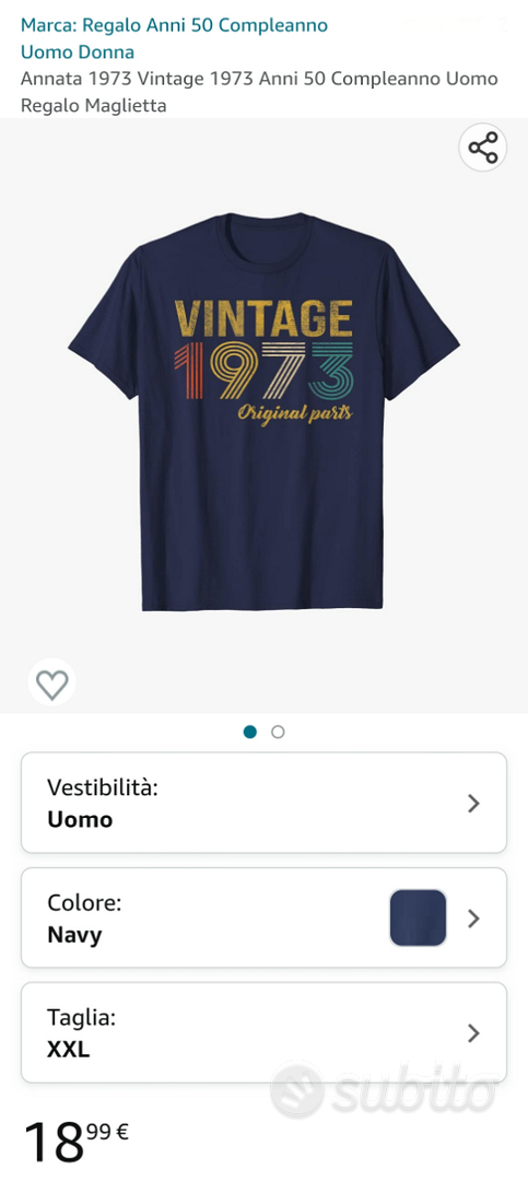 T-shirt online Track 1980 - Maglietta 50 anni compleanno