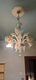 lampadario vetro di Murano