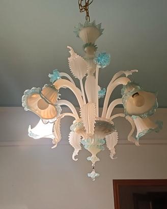 lampadario vetro di Murano