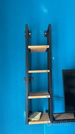 parete attrezzata stile industriale